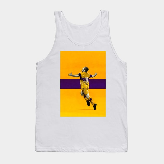 Juan Román Riquelme - Boca Juniors Football Artwork Tank Top by barrymasterson